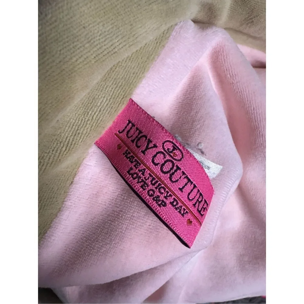 Juicy couture vintage velour/velvet travel sleepover blanket